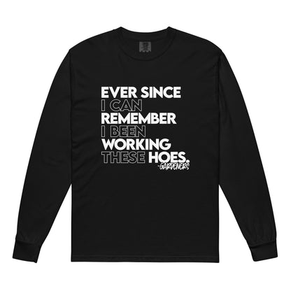 Ever Since - Garment-dyed heavyweight long-sleeve shirt