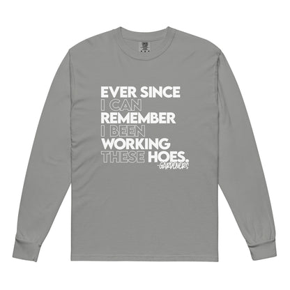 Ever Since - Garment-dyed heavyweight long-sleeve shirt